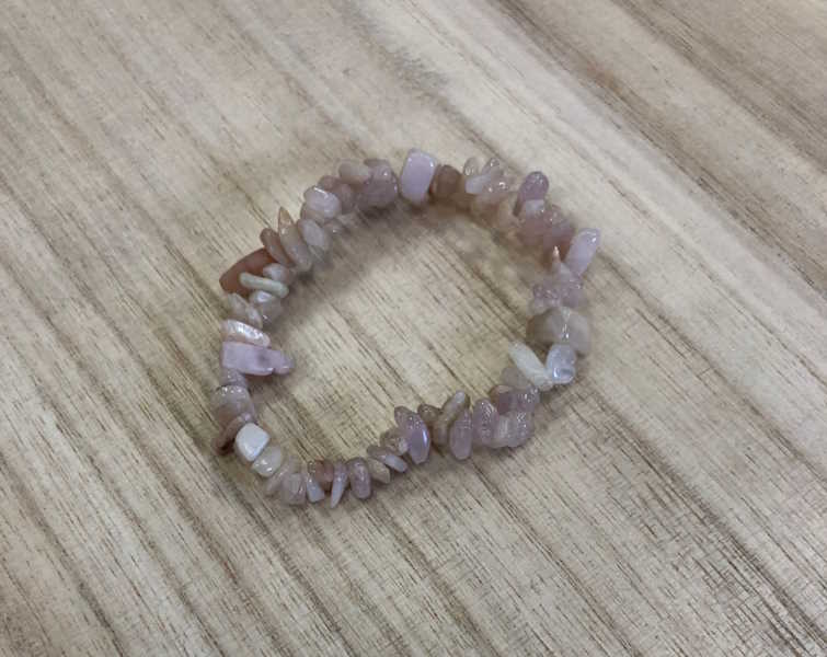 Pulsera chip Kunzita